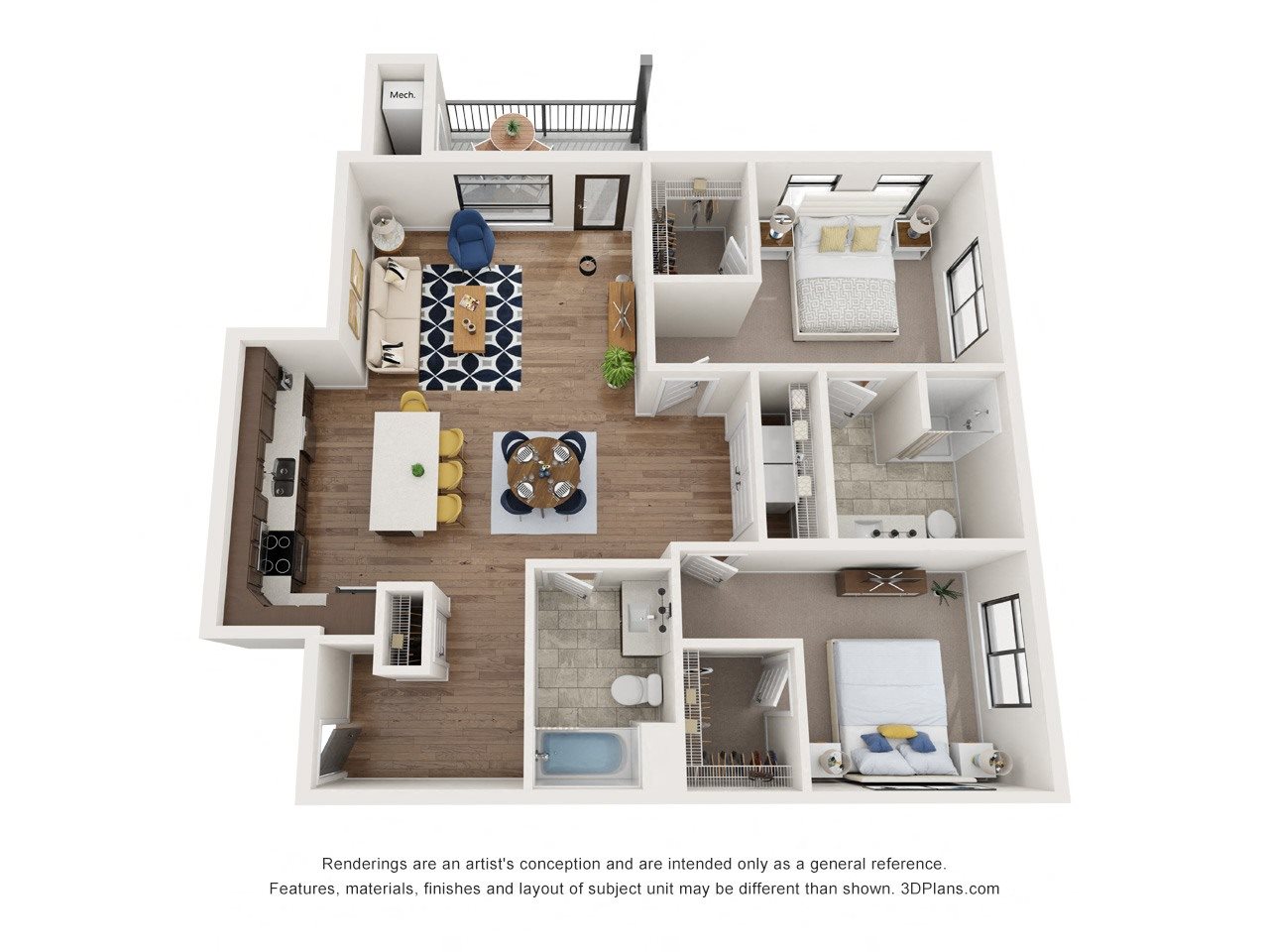 Channel floor plan